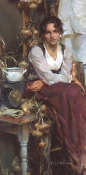 Women Painting - Pretty Lady DFG 07 Impressionist